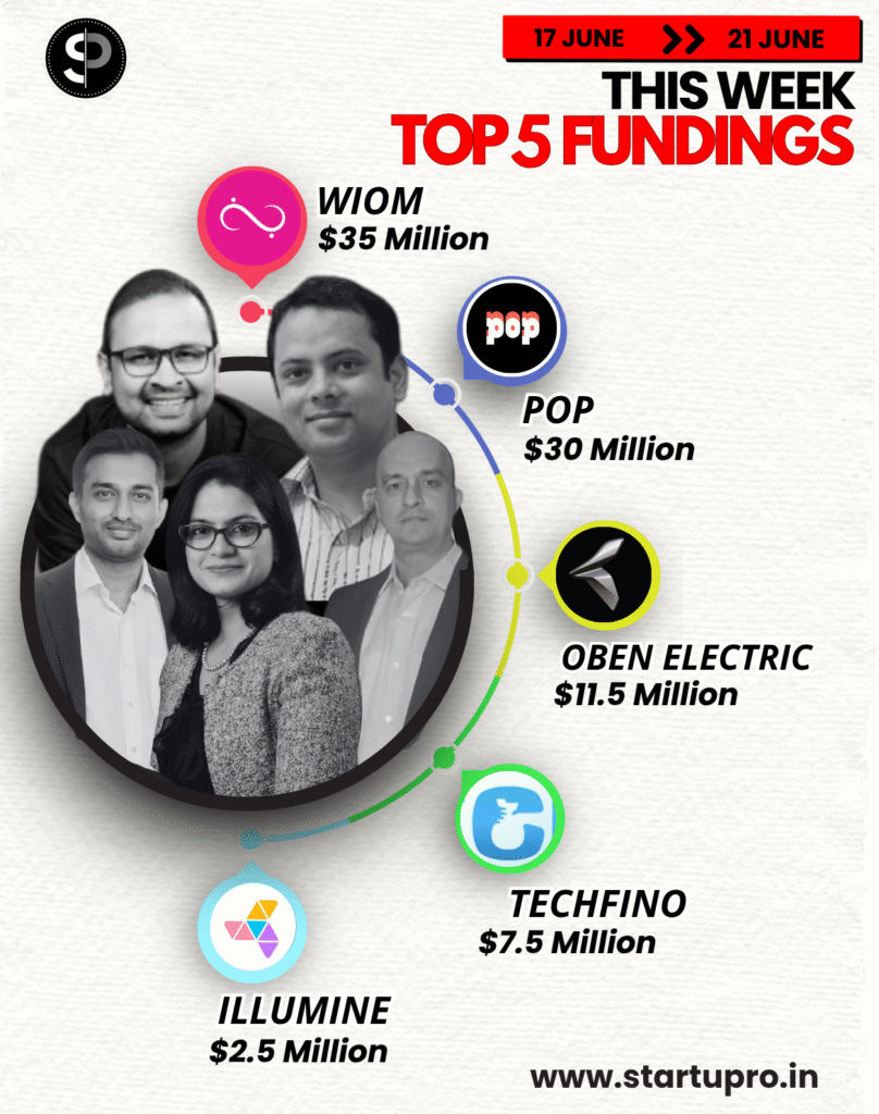 last week top 5 funding