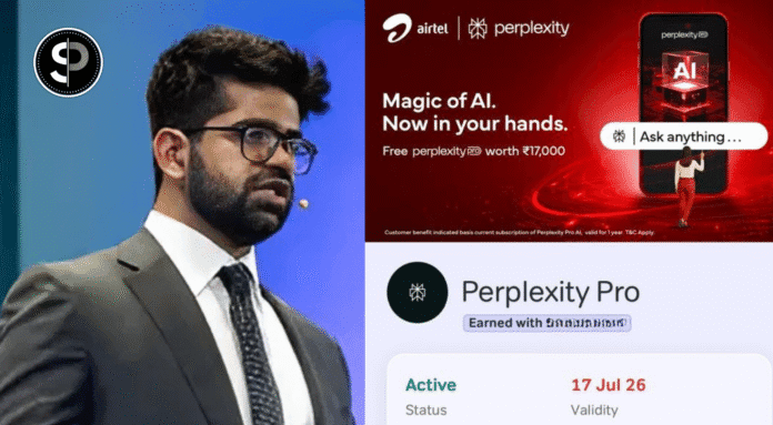 Airtel is offering a free 12-month subscription to Perplexity Pro, worth Rs 17,000, to all its users.