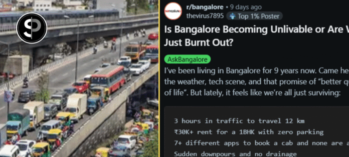 Heavy Traffic, Flooded Roads, Skyrocketing Rents: Is Bengaluru Becoming Unlivable? Viral Reddit Post Sparks Debate