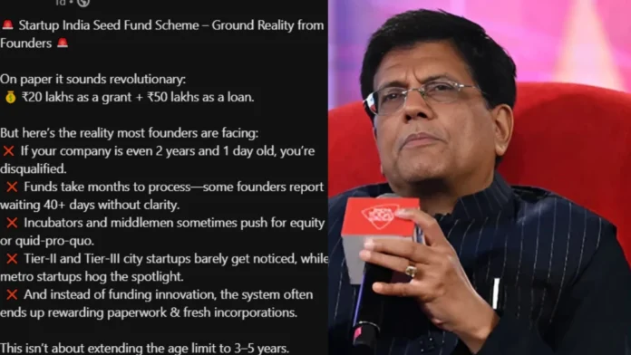 Unwanted Paperwork, Delays & Opaque Process: Founder Exposes Startup India Seed Fund Schemes