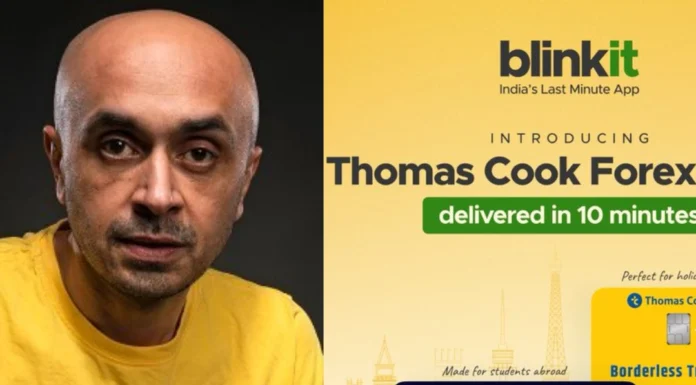 Blinkit Partners With Thomas Cook To Deliver Forex Cards in Just 10 Minutes